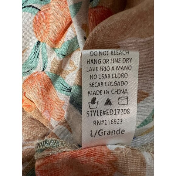 Easel Vintage-Inspired Floral Dress With Crochet Bodice Sleeveless Boho Maxi Bei - Picture 11 of 12